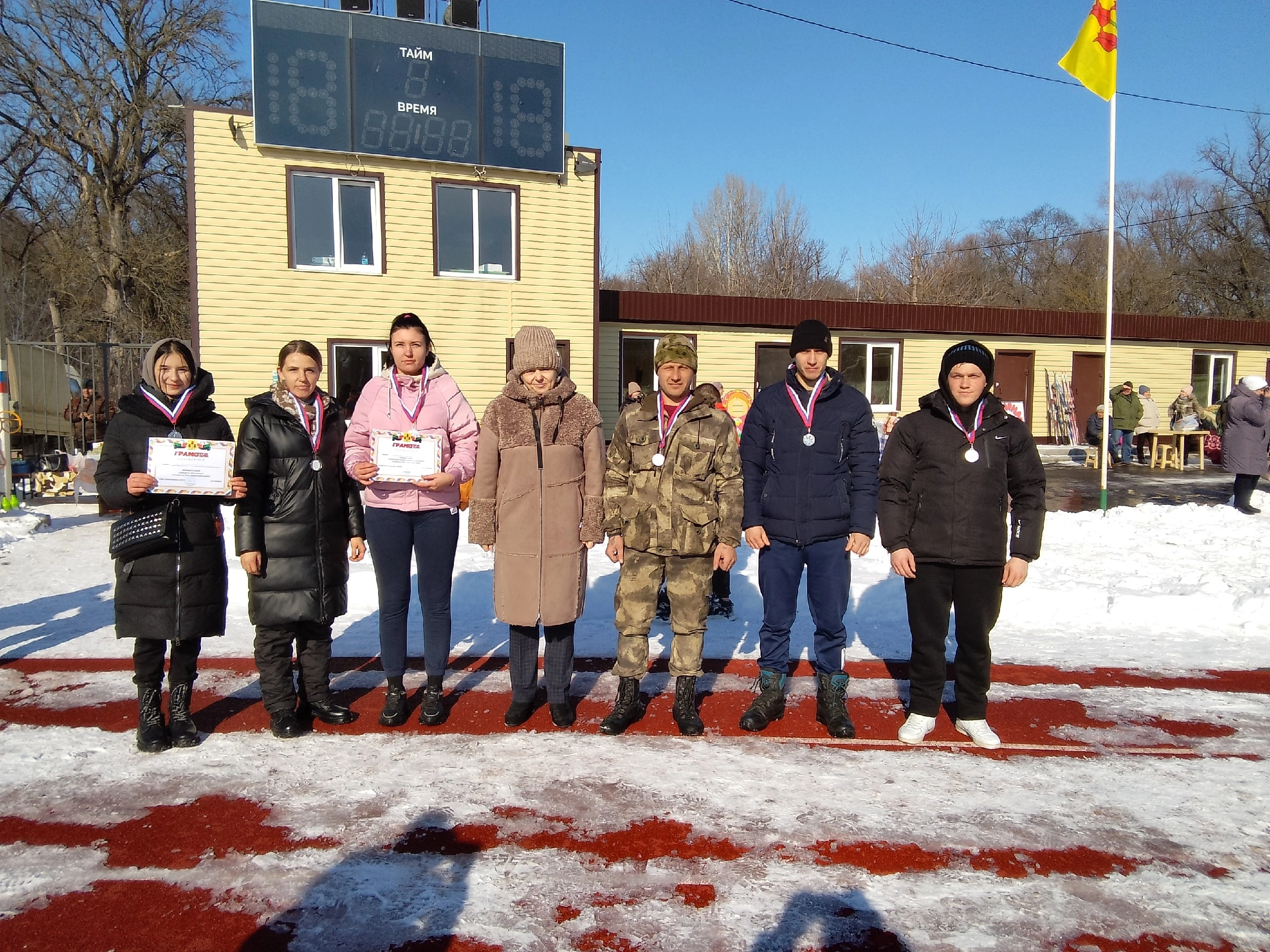 17 февраля команда  Фощеватовского сельского поселения принимала участие в районных соревнованиях.